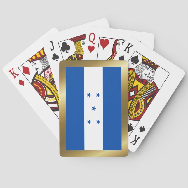 Honduras Flag Playing Cards (Back)