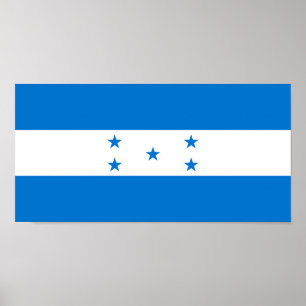 Honduras Flag Poster