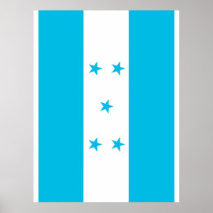 Honduras flag poster