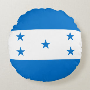 Honduras Flag Round Pillow