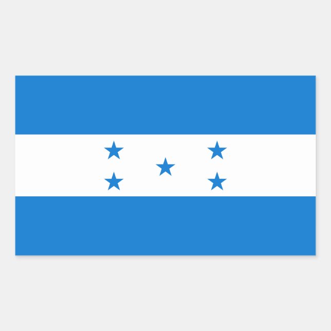 Honduras Flag Sticker (Front)