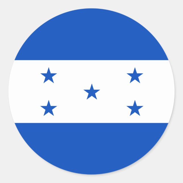 Honduras Flag Sticker (Front)