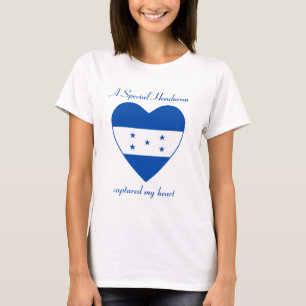 Honduras Flag Sweetheart T-Shirt