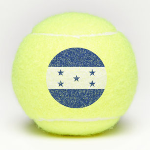 Honduras flag tennis balls
