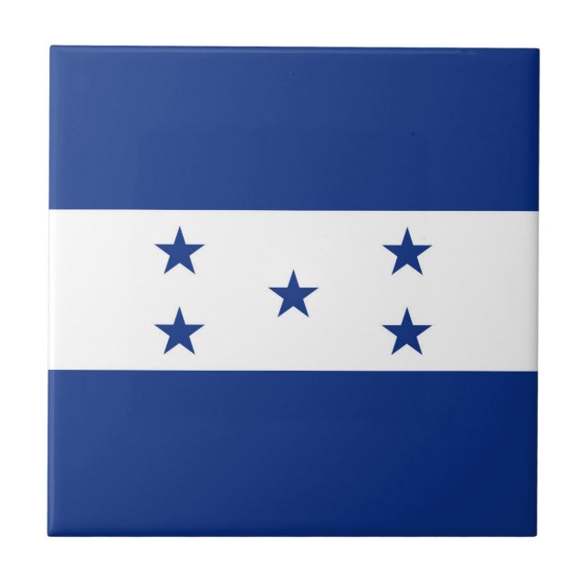 Honduras flag tile (Front)