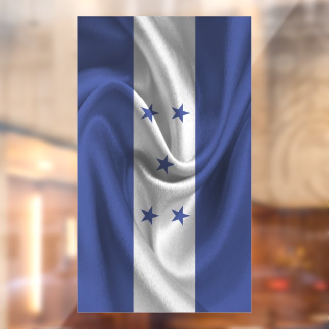 Honduras Flag Window Cling (Sheet 2)