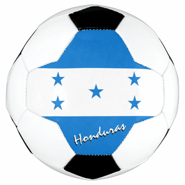 Honduras Football & Honduras Flag / Sports Soccer Ball (Front)