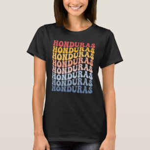 Honduras Groovy Retro Honduran T-Shirt