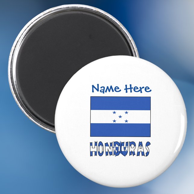 Honduras Honduran Flag Blue Personalized Magnet (Creator Uploaded)