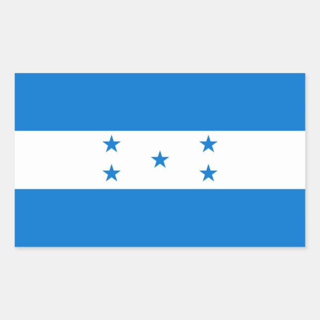 Honduras/Honduran Flag Sticker (Front)