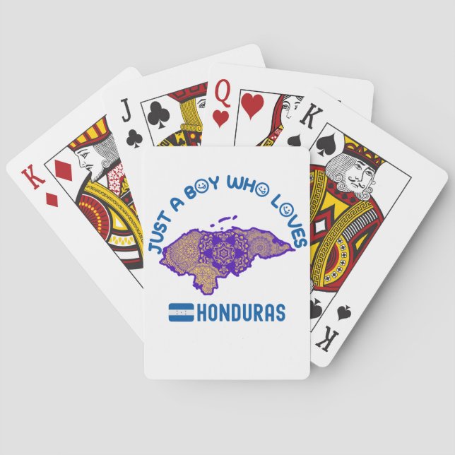 Honduras North American Country Playing Cards (Back)