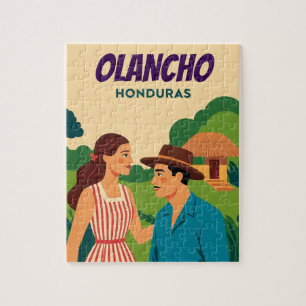 Honduras OLANCHO Retro poster Jigsaw Puzzle