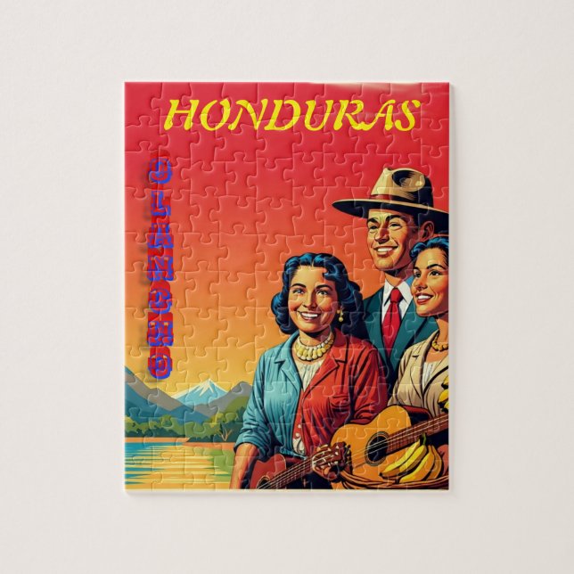  Honduras OLANCHO Retro poster Jigsaw Puzzle (Vertical)