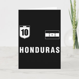 Honduras Outfit Blue Honduras Apparel Design Cloth Card