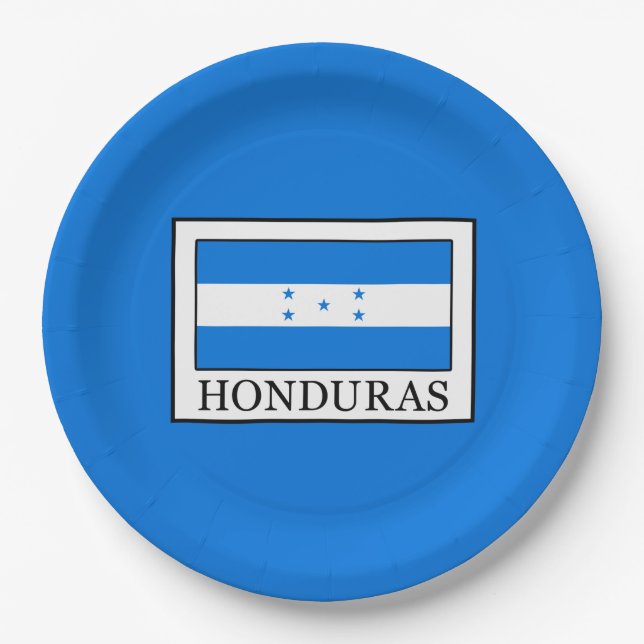 Honduras Paper Plate (Front)