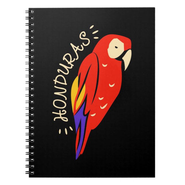 Honduras Parrot Notebook (Front)