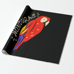 Honduras Parrot Wrapping Paper