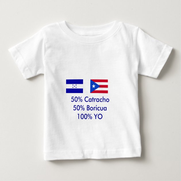 Honduras Puerto Rico Customized Baby T Shirt Zazzle