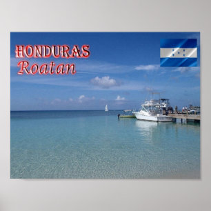 Honduras - Roatan - West bay - Poster