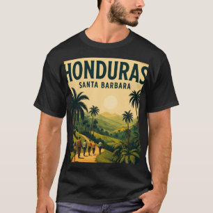 Honduras Santa Barbara Retro poster T-Shirt