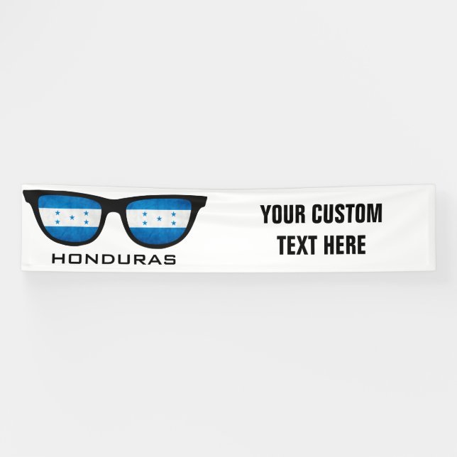 Honduras Shades custom text & colour banner (Horizontal)