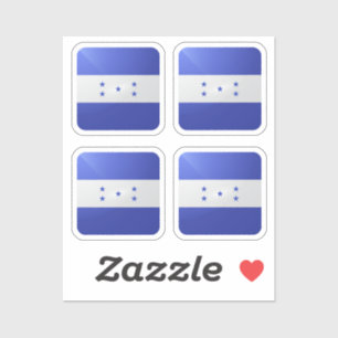 Honduras square glossy flag