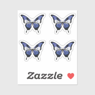 Honduras Swallowtail Butterfly Flag Sticker