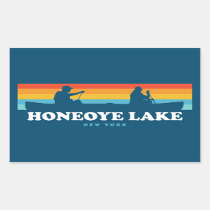 Honeoye Lake New York Canoe Sticker