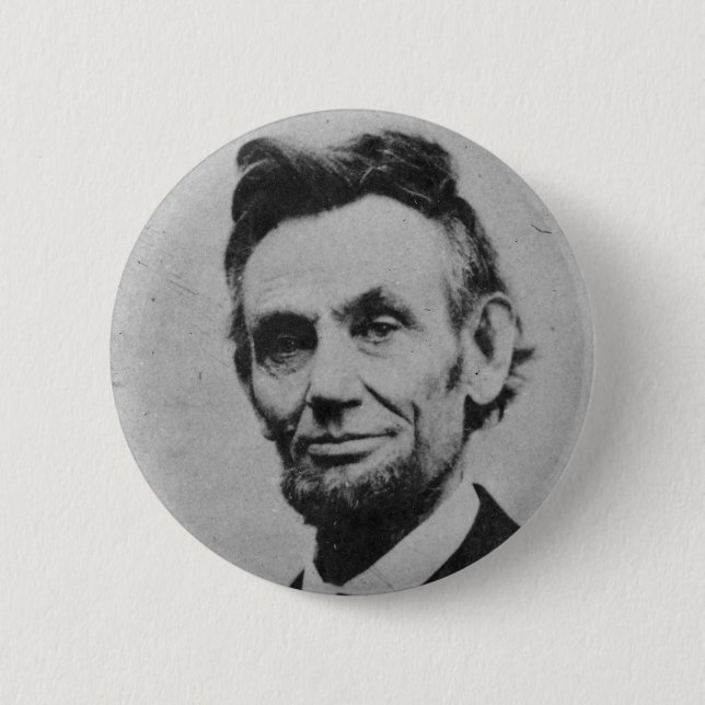 Honest Abe 2 Inch Round Button (Front)