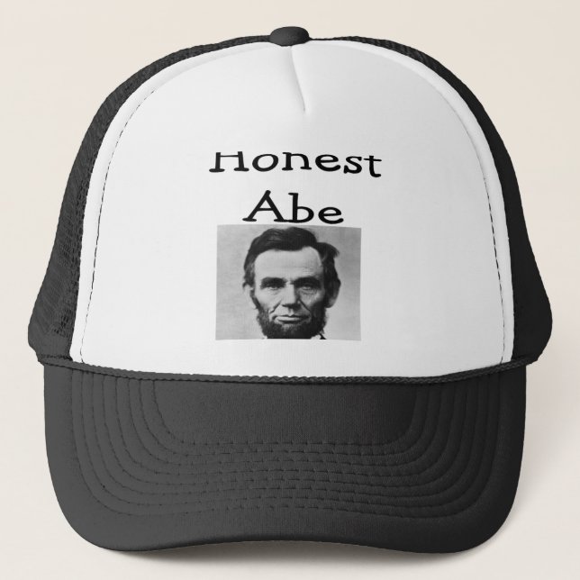 "Honest Abe" Lincoln T-Shirts and Gifts Trucker Hat (Front)
