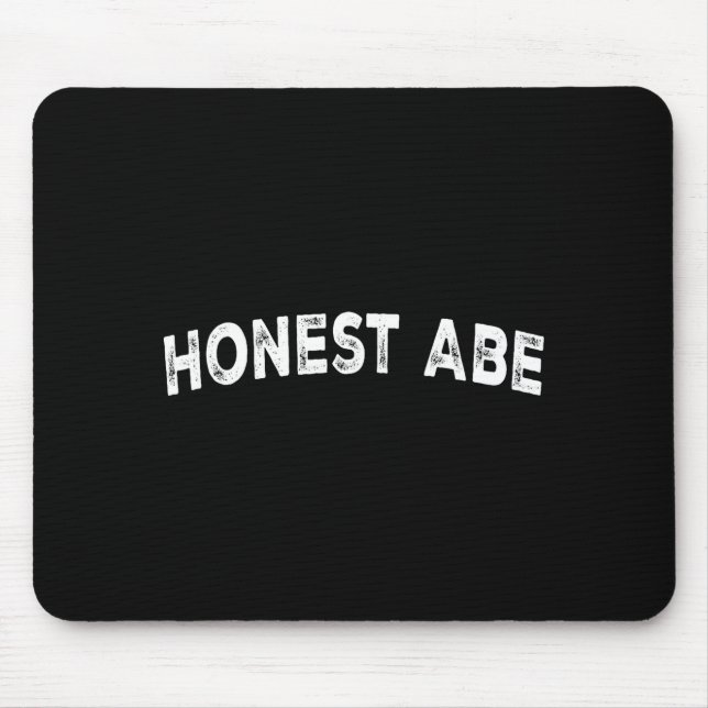 Honest Abe Mouse Pad (Front)