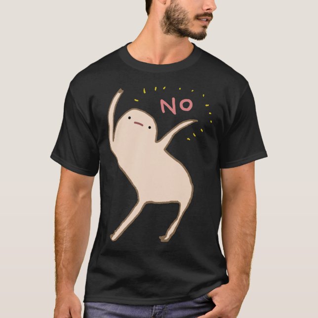 Honest Blob Dit Pas De T-Shirt Essentiel (Devant)