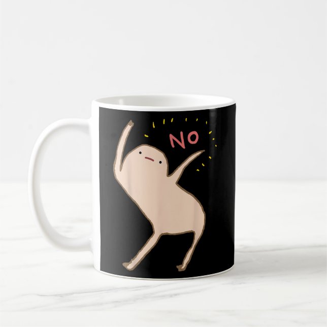 Honest Blob Says No Coffee Mug (Left)