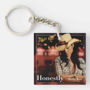 Honestly by Billy Kay CD Cover Square Keychains