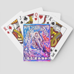 Honesty, an elegant weapon for civilized times playing cards