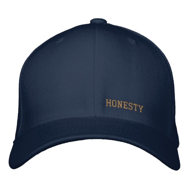 Honesty Embroidered Hat (Front)