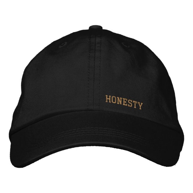 Honesty Embroidered Hat (Front)