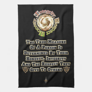Honesty Integrity Respect MXT Kitchen Towel