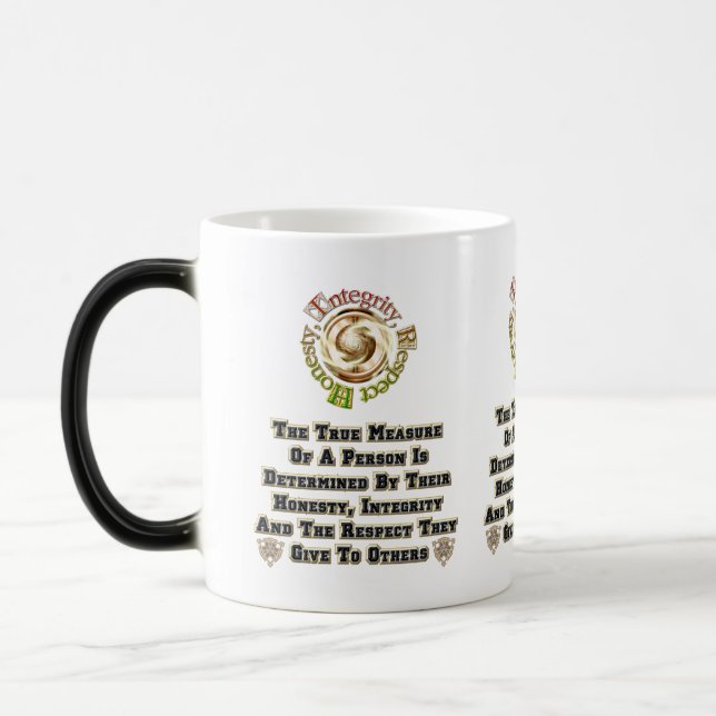 Honesty Integrity Respect MXT Magic Mug (Left)