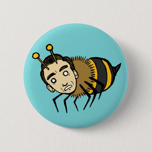 Honey 2 Inch Round Button (Front)