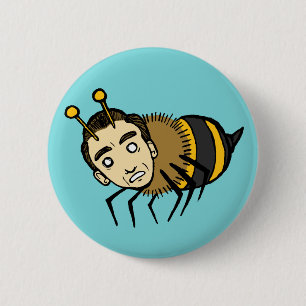 Honey 2 Inch Round Button