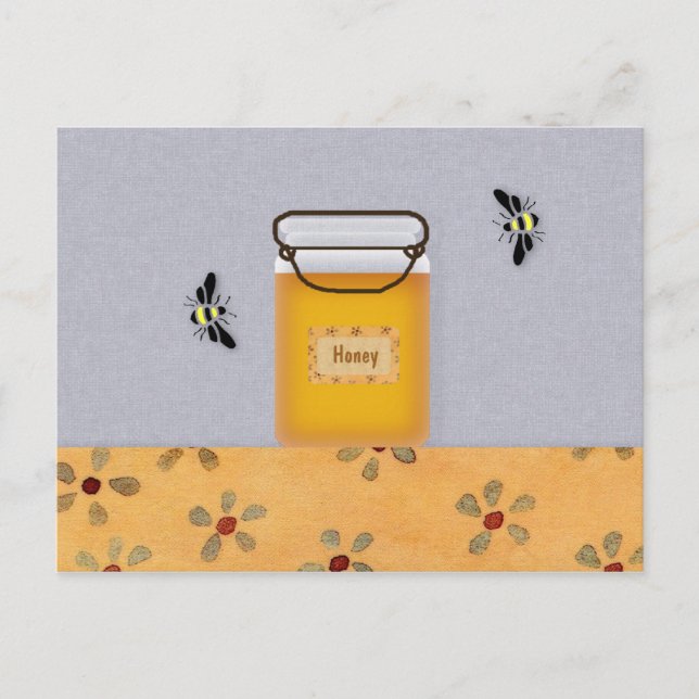Honey and Bees Recipe Card (Front)