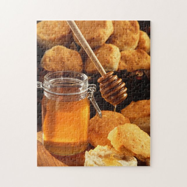 Honey and Biscuits Food Jigsaw Puzzle (Vertical)