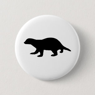 Honey Badger 2 Inch Round Button