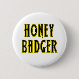 Honey Badger 2 Inch Round Button