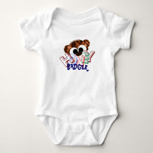 Honey badger baby bodysuit