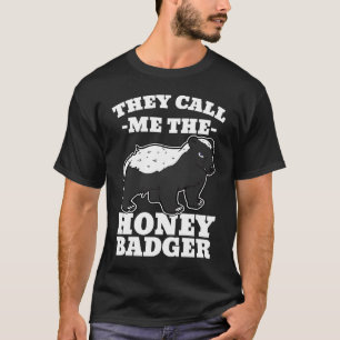 Honey Badger Claws Weasel Wolverines Carnivora  Id T-Shirt