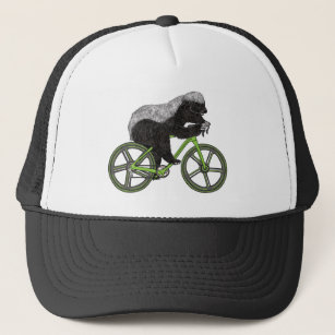 Honey Badger Cycling on a bicycle  Trucker Hat
