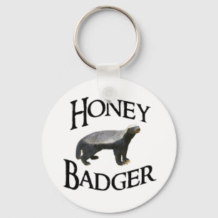Honey Badger Keychain