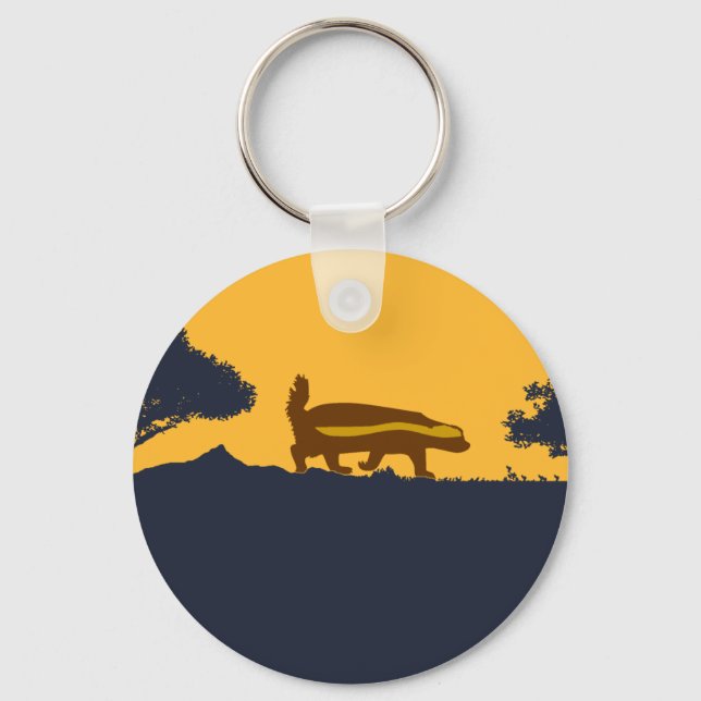 honey badger keychain (Front)